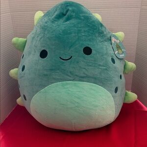 16" Original Squishmallows Wasabi Green Sea Cucumber-NWT